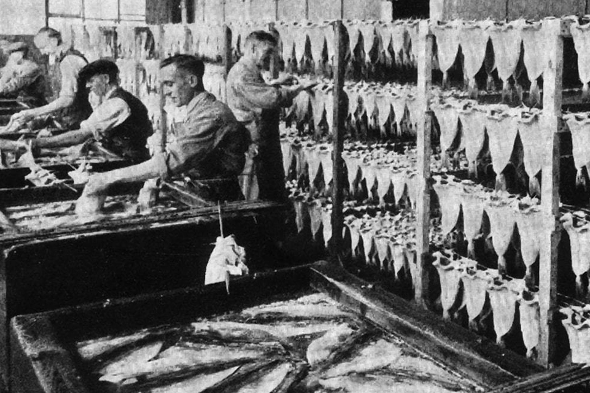 Grimsby smoked fish old photo